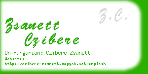 zsanett czibere business card